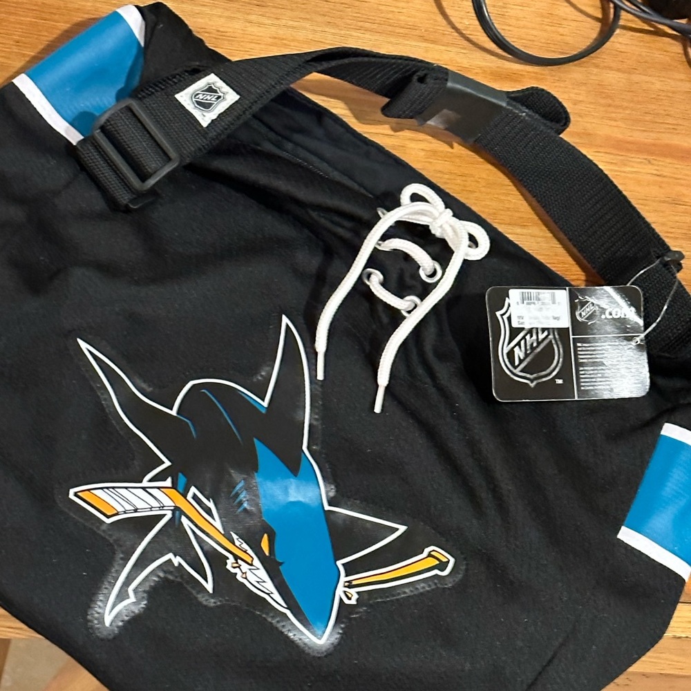 NWT San Jose Sharks Jersey Bag - Picture 7 of 8